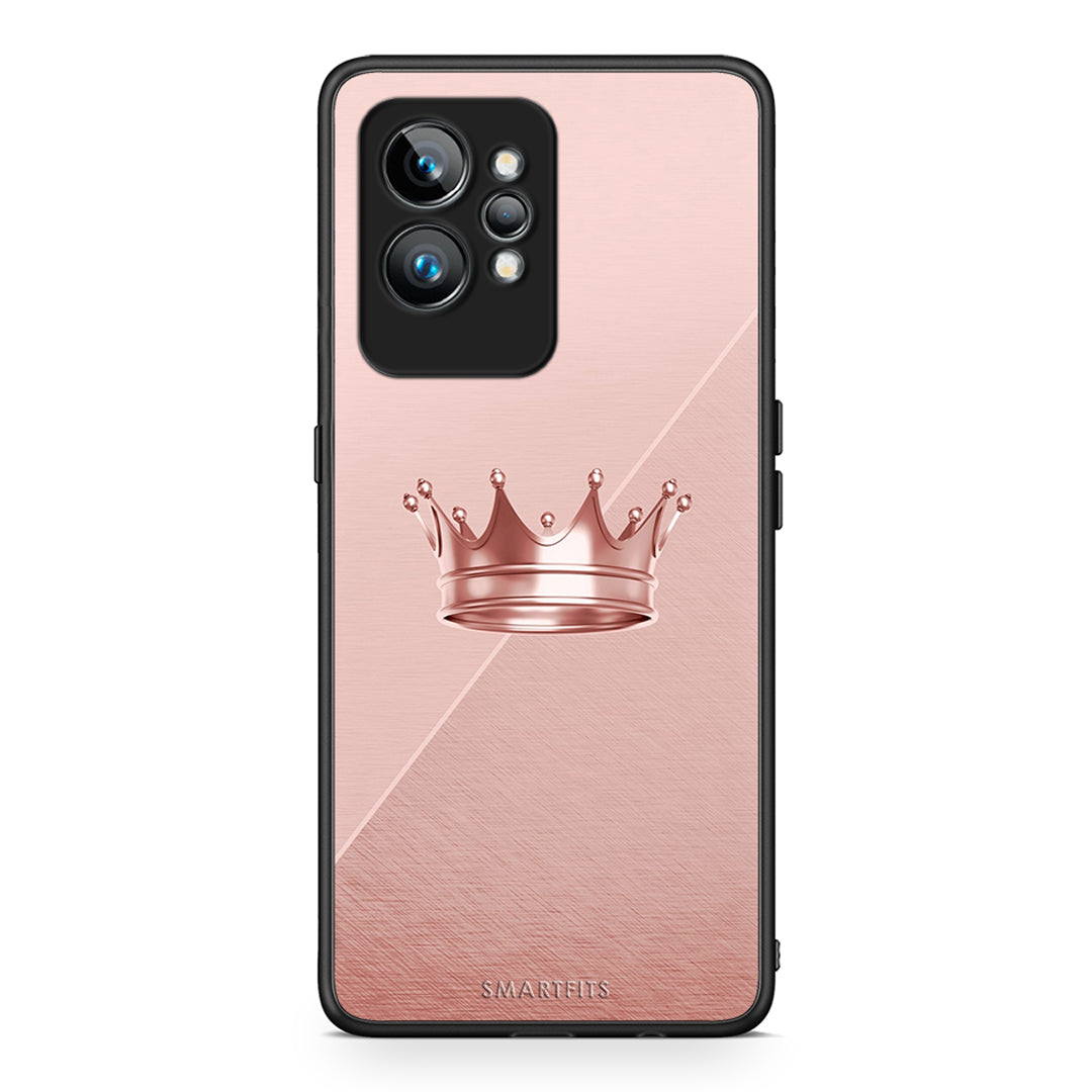 Θήκη Realme GT2 Pro Minimal Crown από τη Smartfits με σχέδιο στο πίσω μέρος και μαύρο περίβλημα | Realme GT2 Pro Minimal Crown Case with Colorful Back and Black Bezels