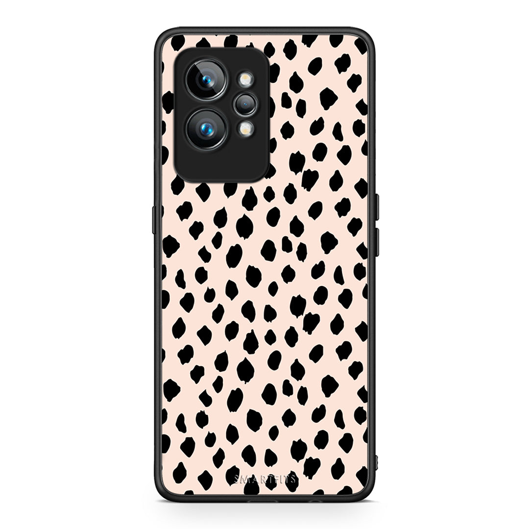 Θήκη Realme GT2 Pro New Polka Dots από τη Smartfits με σχέδιο στο πίσω μέρος και μαύρο περίβλημα | Realme GT2 Pro New Polka Dots Case with Colorful Back and Black Bezels