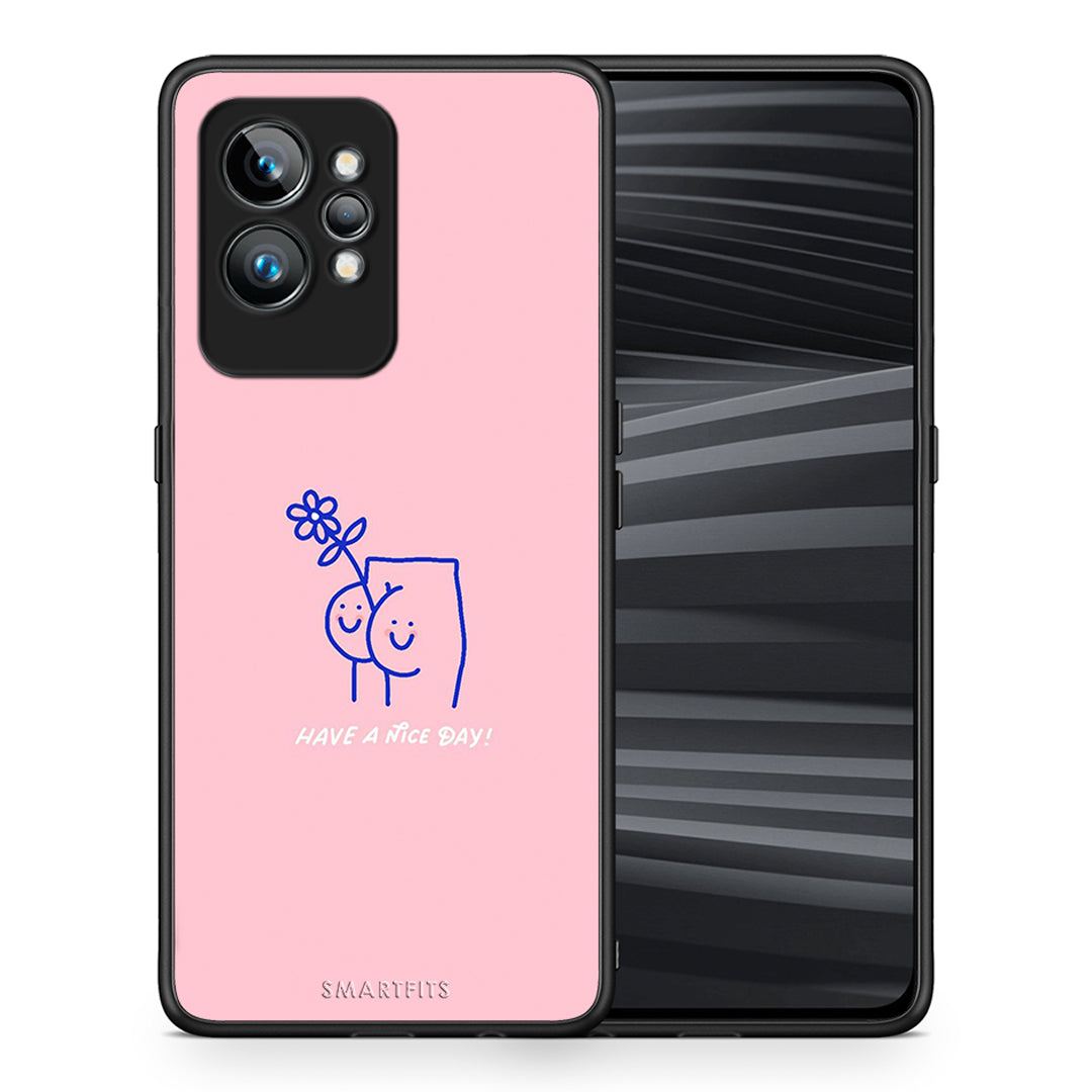 Θήκη Realme GT2 Pro Nice Day από τη Smartfits με σχέδιο στο πίσω μέρος και μαύρο περίβλημα | Realme GT2 Pro Nice Day Case with Colorful Back and Black Bezels