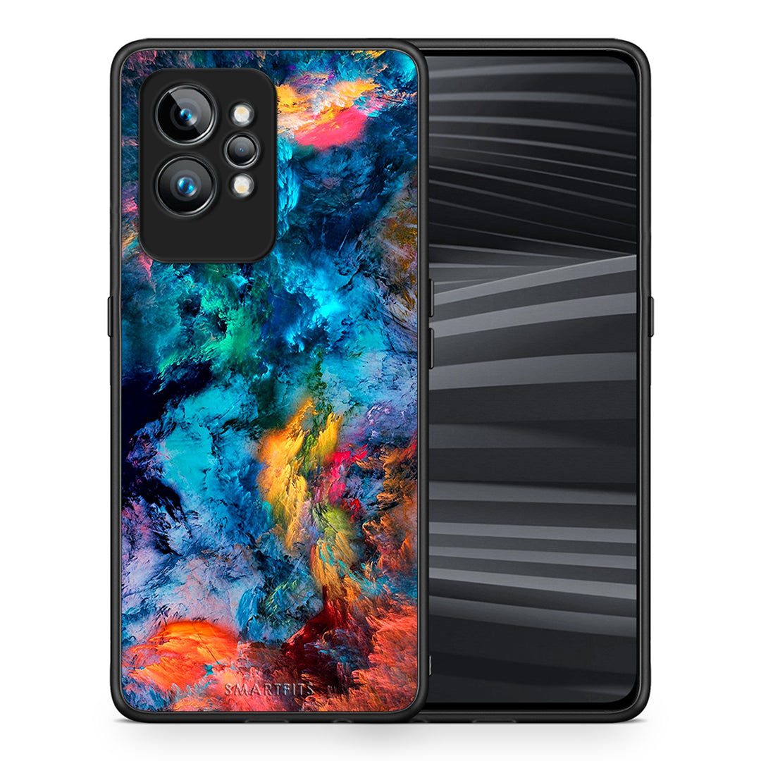 Θήκη Realme GT2 Pro Paint Crayola από τη Smartfits με σχέδιο στο πίσω μέρος και μαύρο περίβλημα | Realme GT2 Pro Paint Crayola Case with Colorful Back and Black Bezels