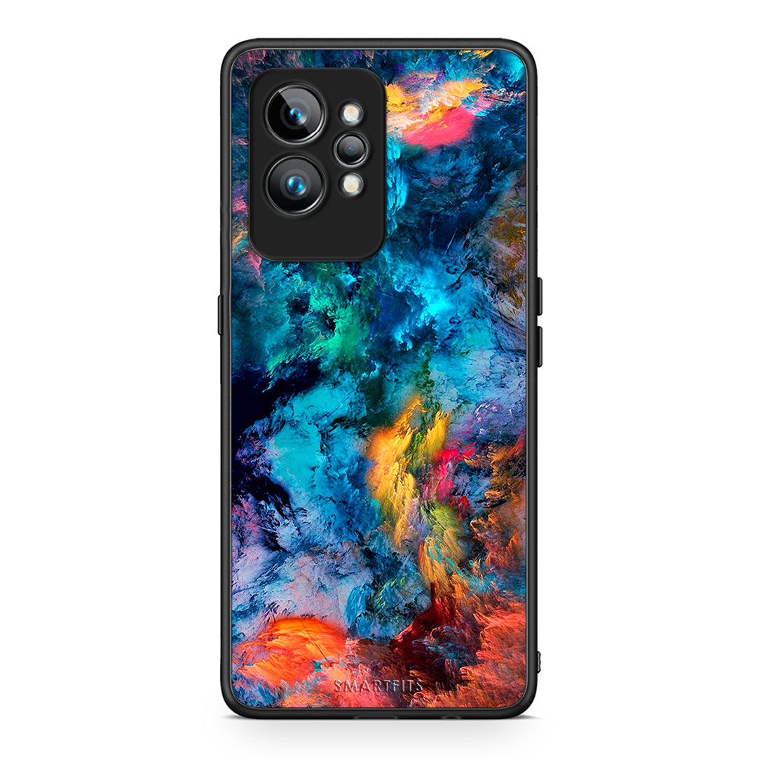 Θήκη Realme GT2 Pro Paint Crayola από τη Smartfits με σχέδιο στο πίσω μέρος και μαύρο περίβλημα | Realme GT2 Pro Paint Crayola Case with Colorful Back and Black Bezels