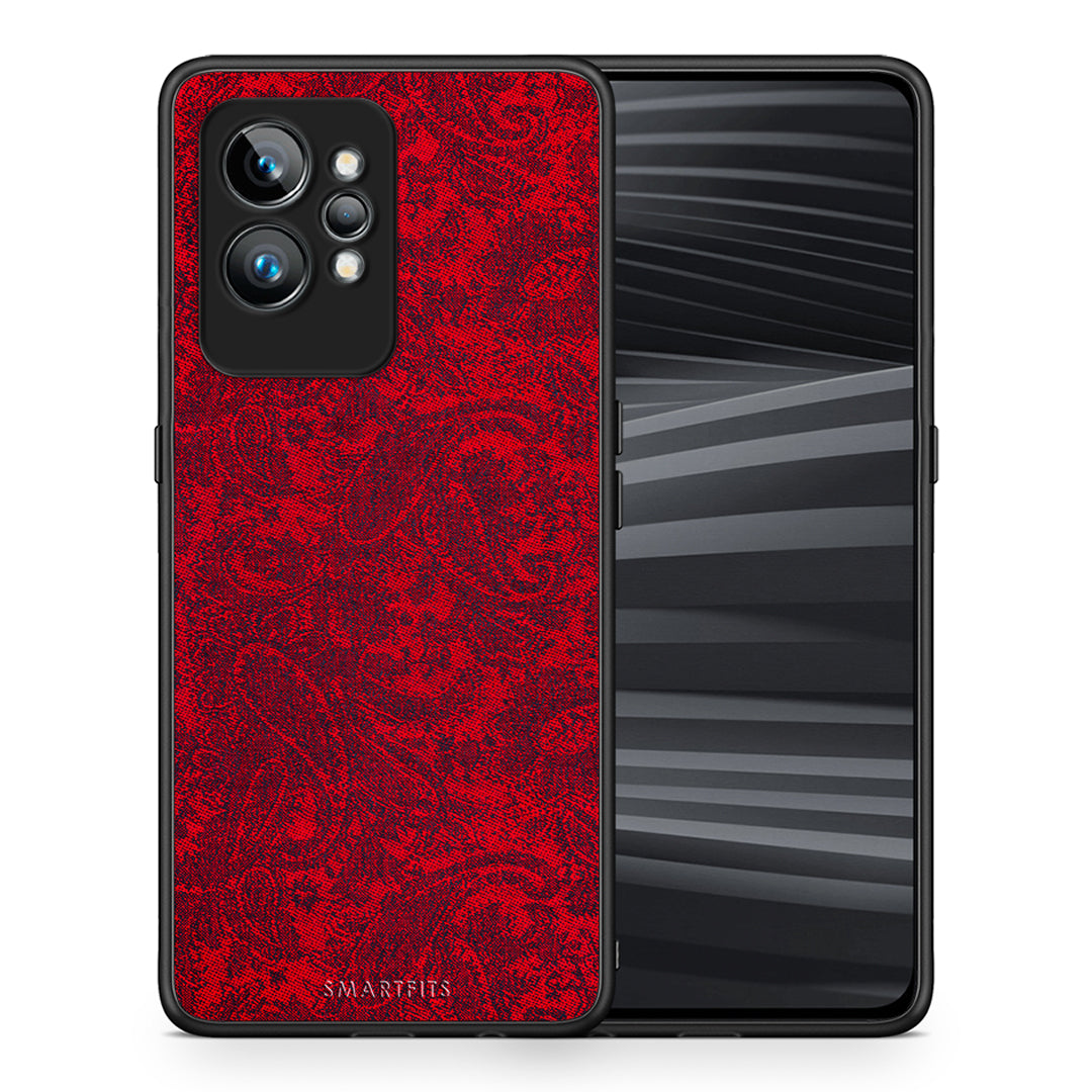 Θήκη Realme GT2 Pro Paisley Cashmere από τη Smartfits με σχέδιο στο πίσω μέρος και μαύρο περίβλημα | Realme GT2 Pro Paisley Cashmere Case with Colorful Back and Black Bezels