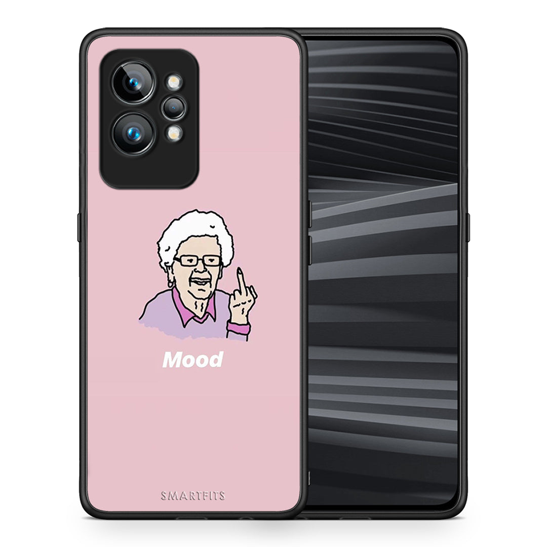 Θήκη Realme GT2 Pro PopArt Mood από τη Smartfits με σχέδιο στο πίσω μέρος και μαύρο περίβλημα | Realme GT2 Pro PopArt Mood Case with Colorful Back and Black Bezels