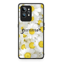 Thumbnail for Θήκη Realme GT2 Pro Summer Daisies από τη Smartfits με σχέδιο στο πίσω μέρος και μαύρο περίβλημα | Realme GT2 Pro Summer Daisies Case with Colorful Back and Black Bezels