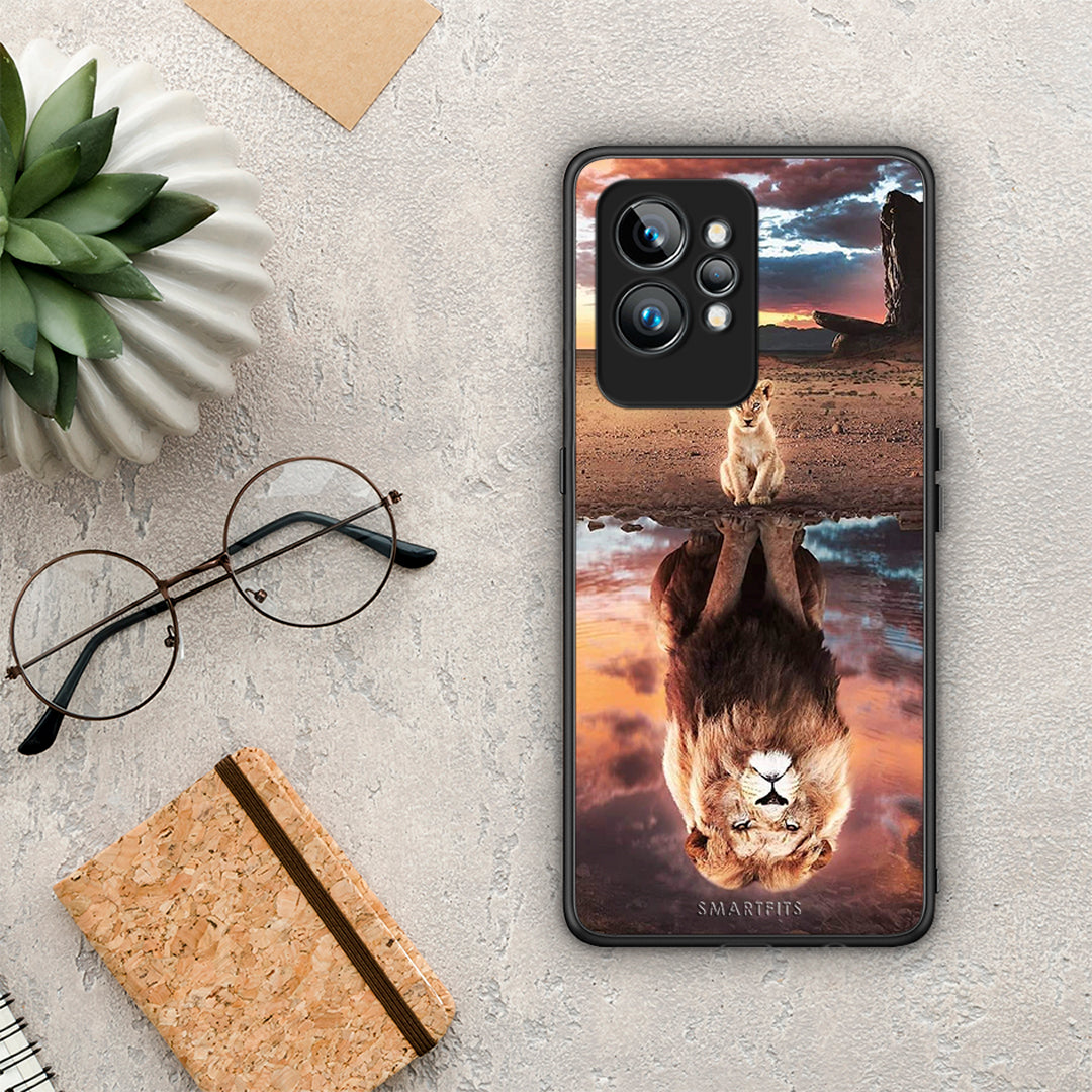 Θήκη Realme GT2 Pro Sunset Dreams από τη Smartfits με σχέδιο στο πίσω μέρος και μαύρο περίβλημα | Realme GT2 Pro Sunset Dreams Case with Colorful Back and Black Bezels