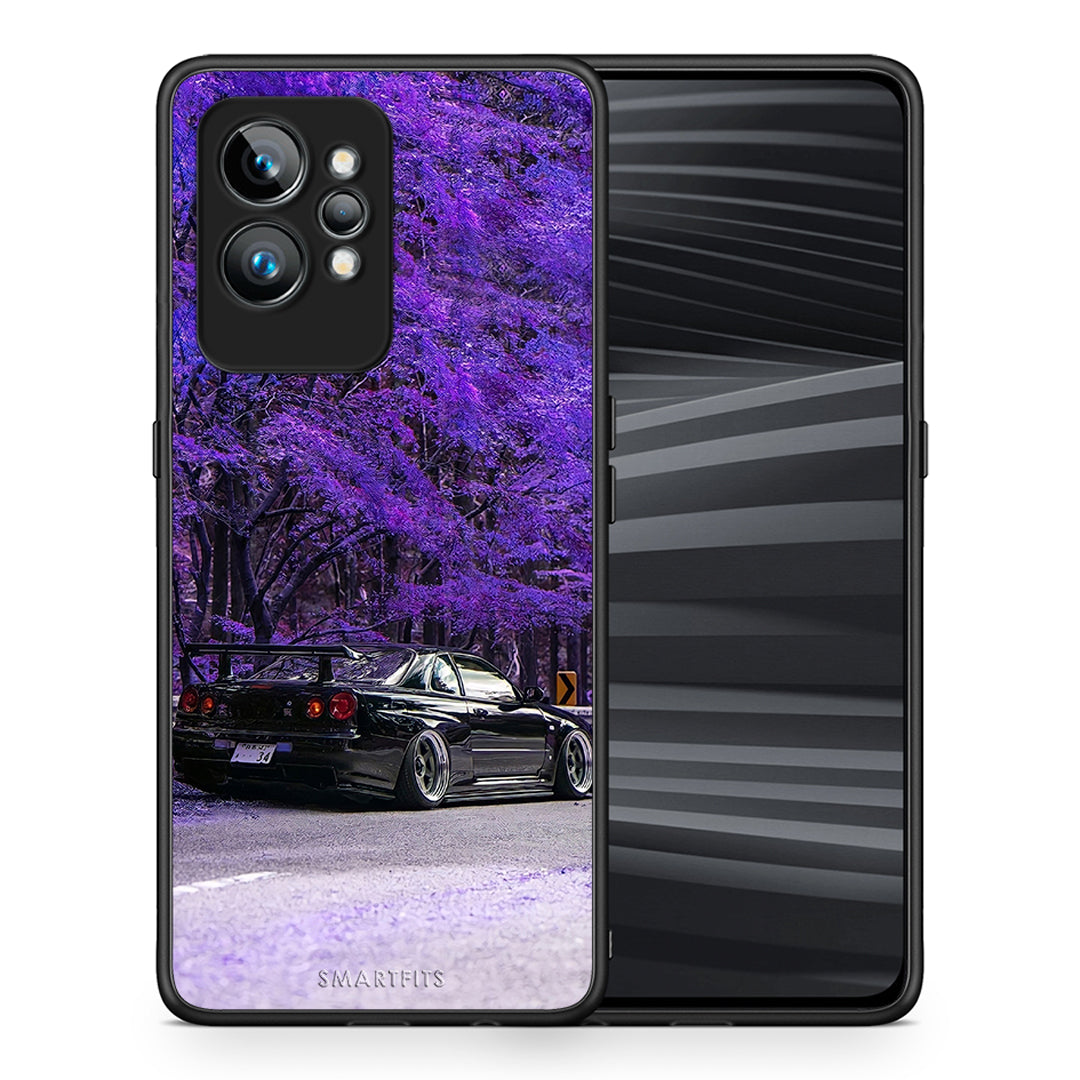 Θήκη Realme GT2 Pro Super Car από τη Smartfits με σχέδιο στο πίσω μέρος και μαύρο περίβλημα | Realme GT2 Pro Super Car Case with Colorful Back and Black Bezels