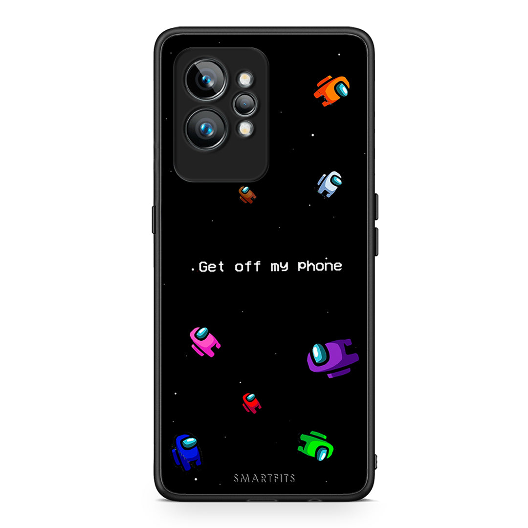 Θήκη Realme GT2 Pro Text AFK από τη Smartfits με σχέδιο στο πίσω μέρος και μαύρο περίβλημα | Realme GT2 Pro Text AFK Case with Colorful Back and Black Bezels