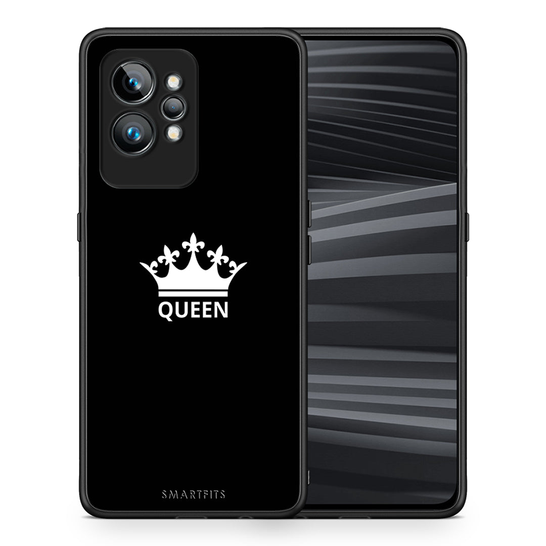 Θήκη Realme GT2 Pro Valentine Queen από τη Smartfits με σχέδιο στο πίσω μέρος και μαύρο περίβλημα | Realme GT2 Pro Valentine Queen Case with Colorful Back and Black Bezels