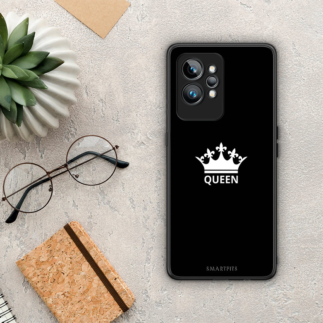 Θήκη Realme GT2 Pro Valentine Queen από τη Smartfits με σχέδιο στο πίσω μέρος και μαύρο περίβλημα | Realme GT2 Pro Valentine Queen Case with Colorful Back and Black Bezels