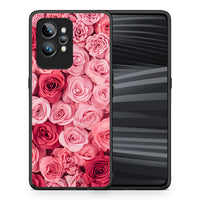 Thumbnail for Θήκη Realme GT2 Pro Valentine RoseGarden από τη Smartfits με σχέδιο στο πίσω μέρος και μαύρο περίβλημα | Realme GT2 Pro Valentine RoseGarden Case with Colorful Back and Black Bezels