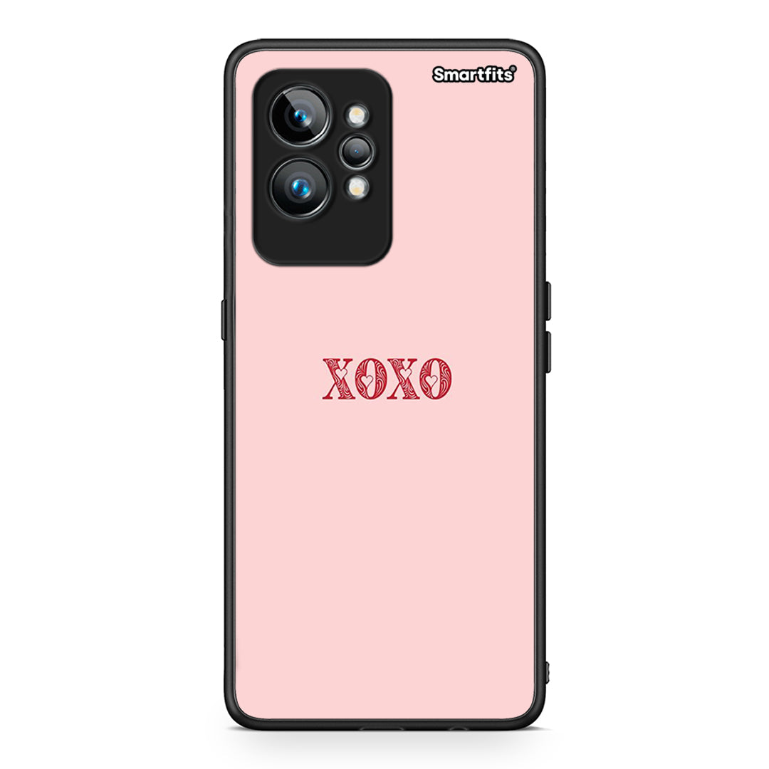 Θήκη Realme GT2 Pro XOXO Love από τη Smartfits με σχέδιο στο πίσω μέρος και μαύρο περίβλημα | Realme GT2 Pro XOXO Love Case with Colorful Back and Black Bezels