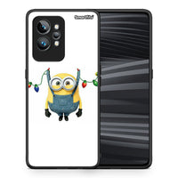 Thumbnail for Θήκη Realme GT2 Pro Xmas Minion Lights από τη Smartfits με σχέδιο στο πίσω μέρος και μαύρο περίβλημα | Realme GT2 Pro Xmas Minion Lights Case with Colorful Back and Black Bezels