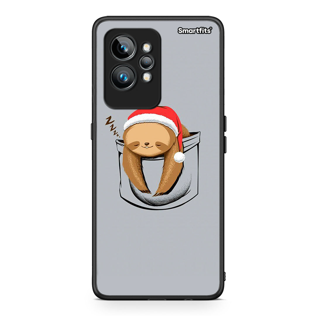 Θήκη Realme GT2 Pro Xmas Zzzz από τη Smartfits με σχέδιο στο πίσω μέρος και μαύρο περίβλημα | Realme GT2 Pro Xmas Zzzz Case with Colorful Back and Black Bezels