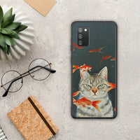Thumbnail for Cat Goldfish - Samsung Galaxy A02s / M02s / F02s case