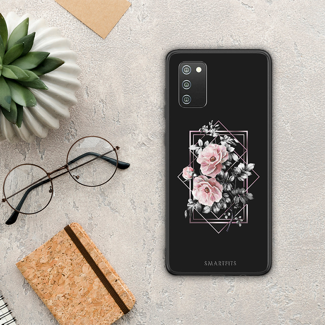 Flower Frame - Samsung Galaxy A02s / M02s / F02s case