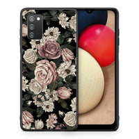 Thumbnail for Θήκη Samsung A02s Wild Roses Flower από τη Smartfits με σχέδιο στο πίσω μέρος και μαύρο περίβλημα | Samsung A02s Wild Roses Flower case with colorful back and black bezels