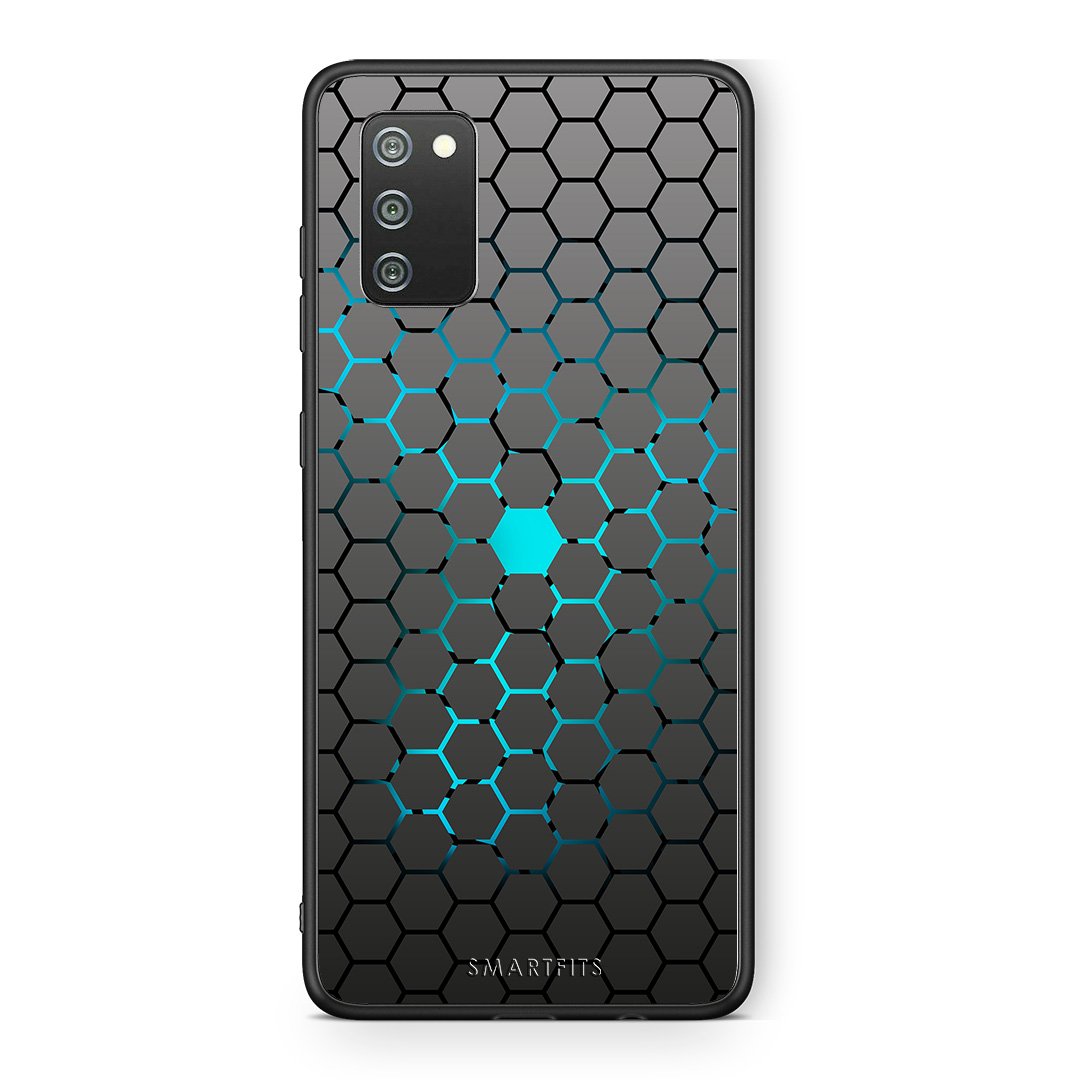 40 - Samsung A02s Hexagonal Geometric case, cover, bumper