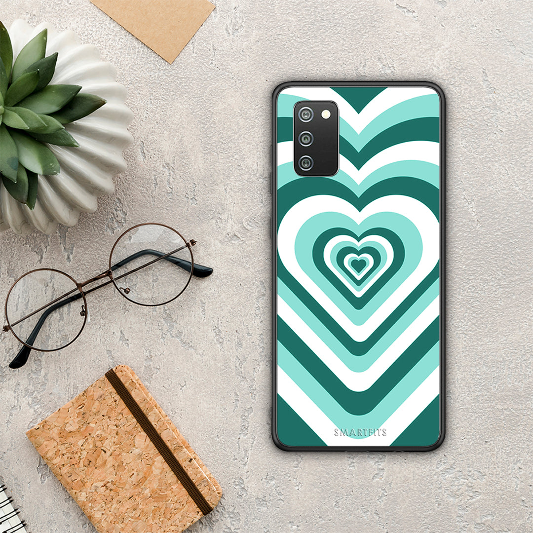Green Hearts - Samsung Galaxy A02s / M02s / F02s case
