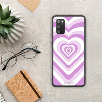 Thumbnail for Lilac Hearts - Samsung Galaxy A02s / M02s / F02s θήκη