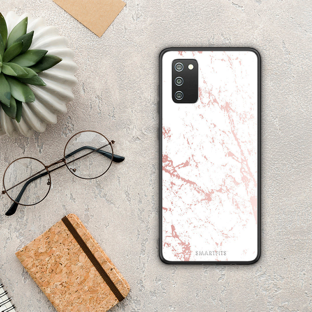 Marble Pink Splash - Samsung Galaxy A02s / M02S / F02S case