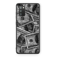 Thumbnail for Samsung A02s Money Dollars θήκη από τη Smartfits με σχέδιο στο πίσω μέρος και μαύρο περίβλημα | Smartphone case with colorful back and black bezels by Smartfits