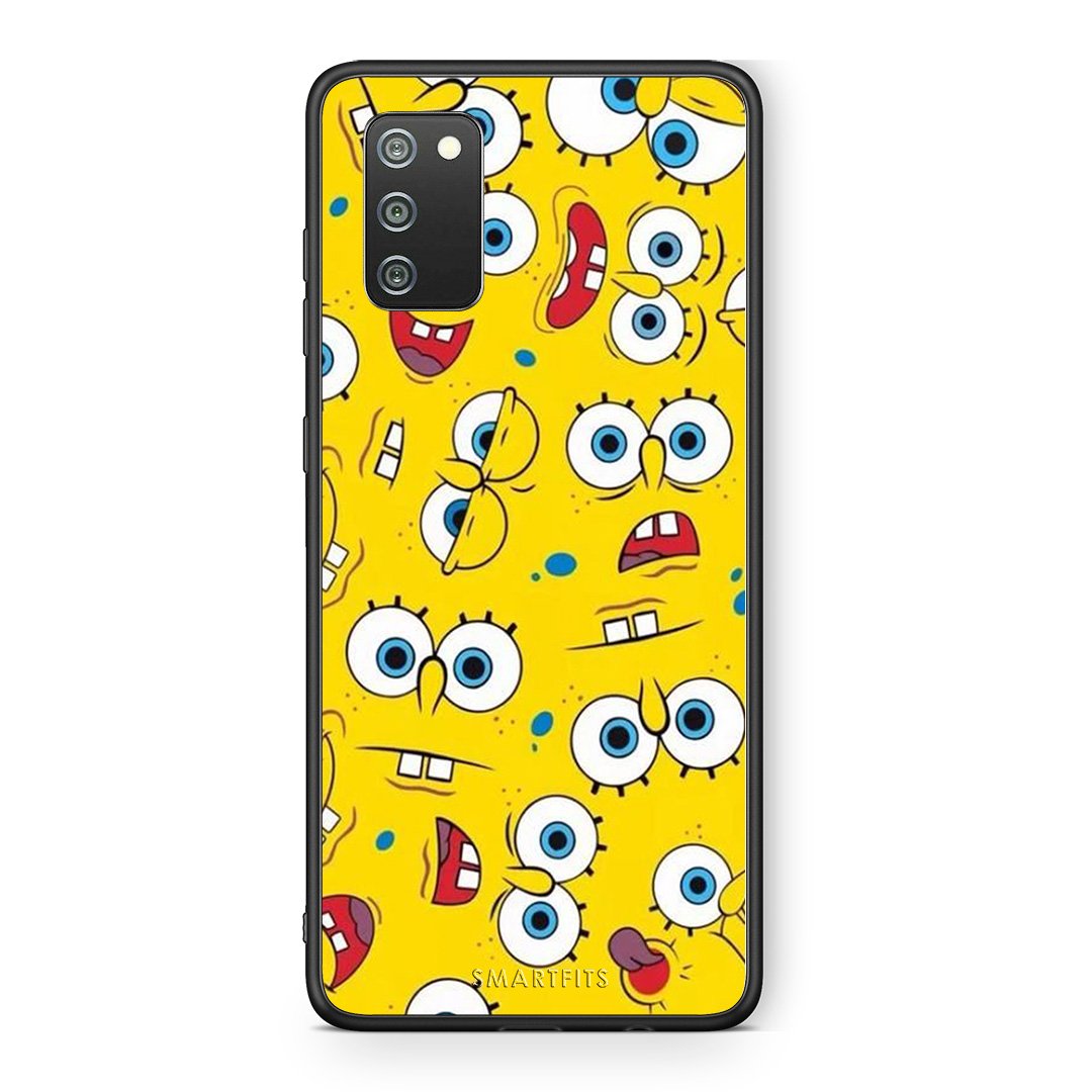 4 - Samsung A02s Sponge PopArt case, cover, bumper