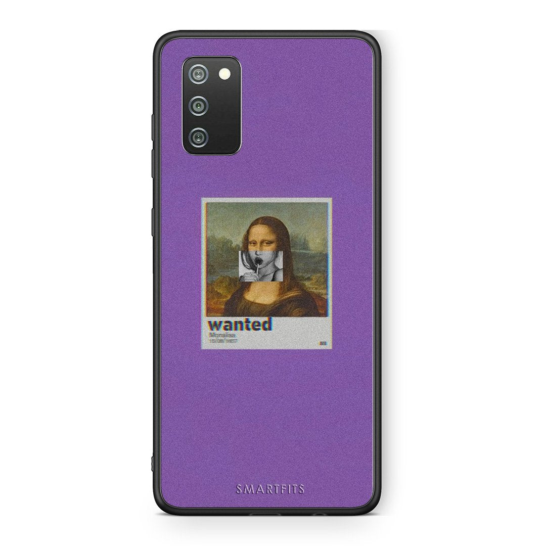 4 - Samsung A02s Monalisa Popart case, cover, bumper