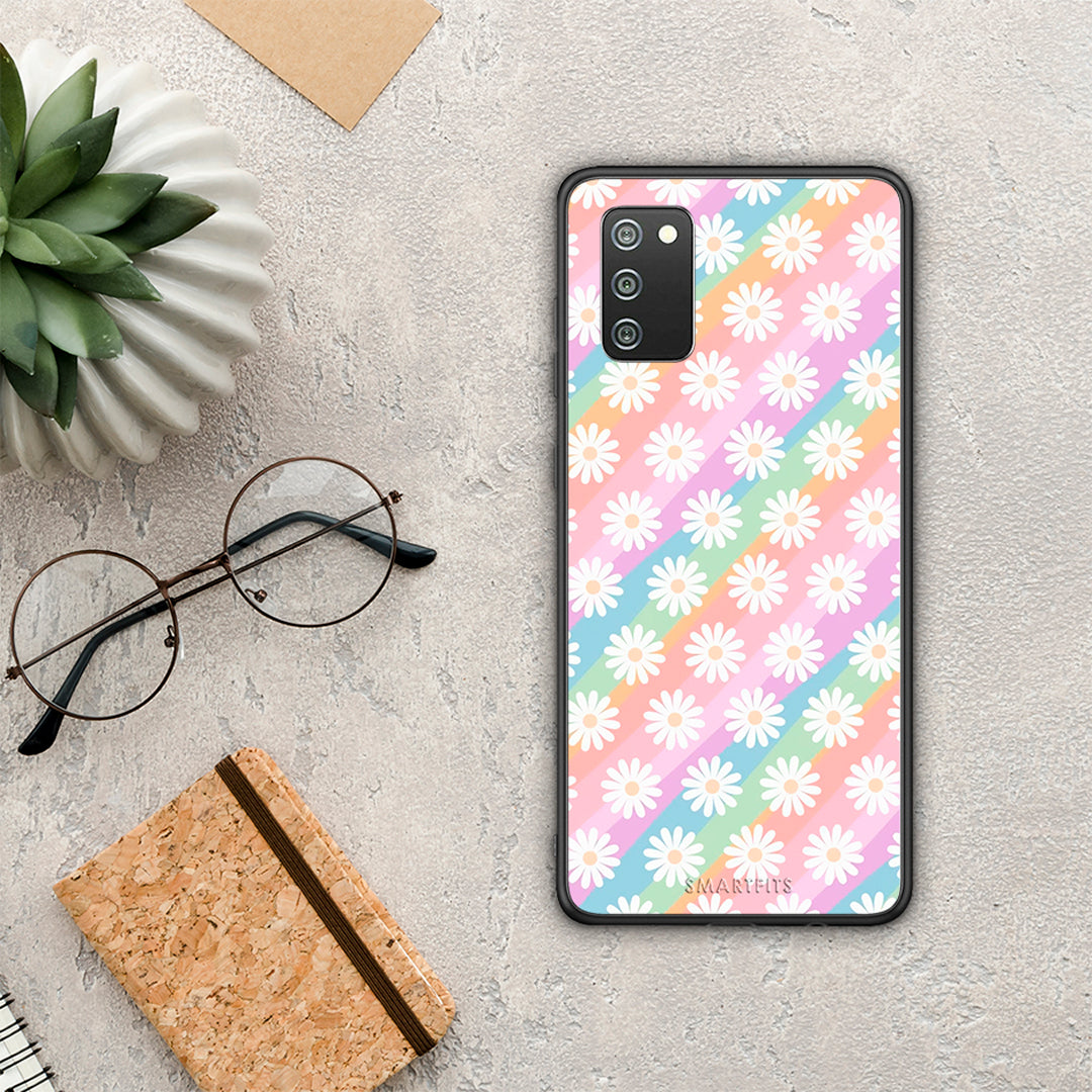 White Daisies - Samsung Galaxy A02s / M02s / F02s case