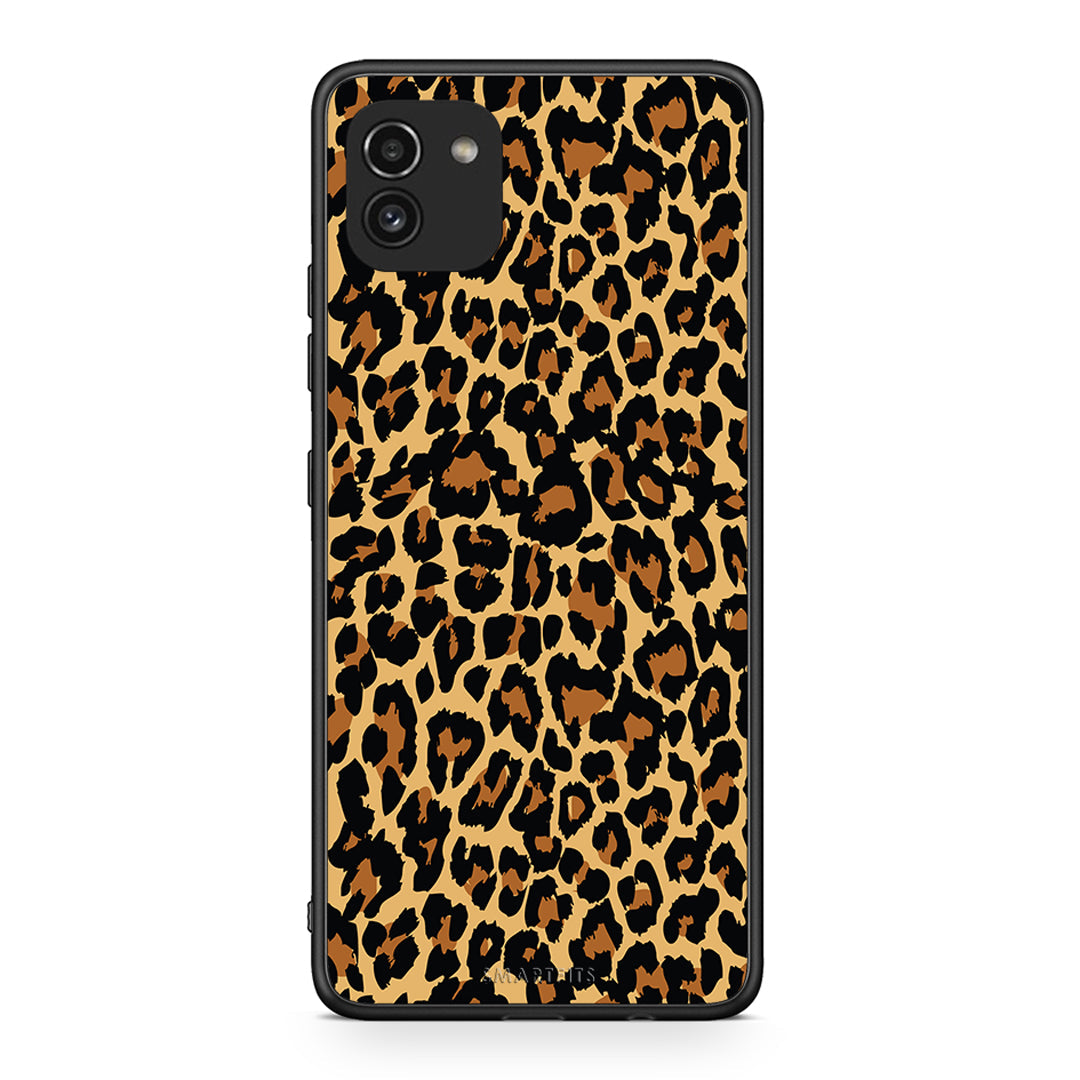 21 - Samsung A03 Leopard Animal case, cover, bumper