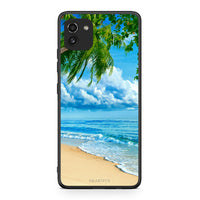 Thumbnail for Samsung A03 Beautiful Beach θήκη από τη Smartfits με σχέδιο στο πίσω μέρος και μαύρο περίβλημα | Smartphone case with colorful back and black bezels by Smartfits