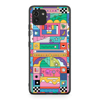 Thumbnail for Samsung A03 Bubbles Soap θήκη από τη Smartfits με σχέδιο στο πίσω μέρος και μαύρο περίβλημα | Smartphone case with colorful back and black bezels by Smartfits