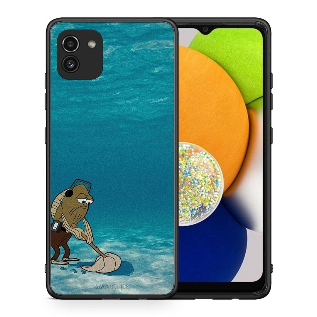 Clean the Ocean - Samsung Galaxy A03 case