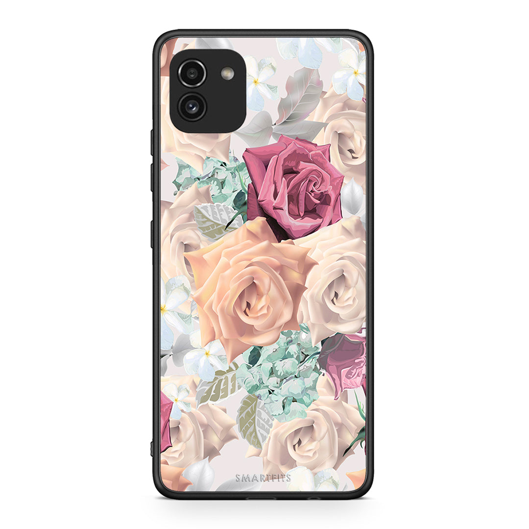 99 - Samsung A03 Bouquet Floral case, cover, bumper