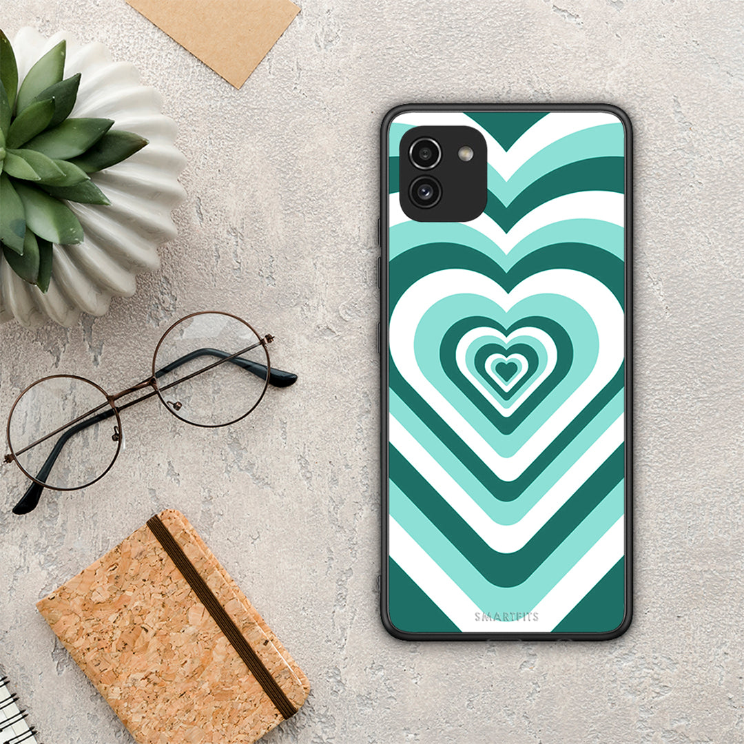 Green Hearts - Samsung Galaxy A03