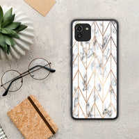 Thumbnail for Marble Gold Geometric - Samsung Galaxy A03 case