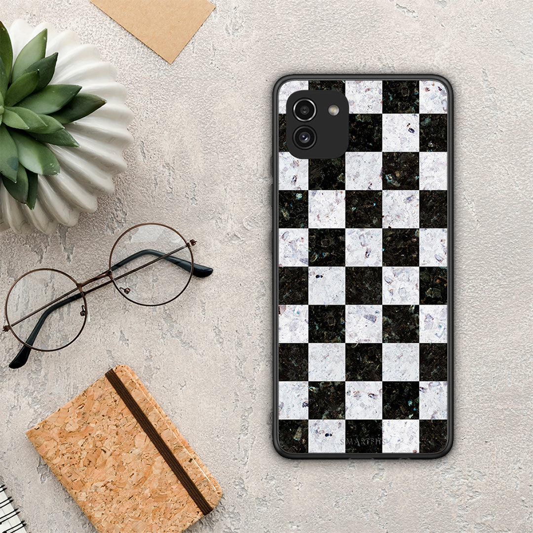 Marble Square Geometric - Samsung Galaxy A03 case