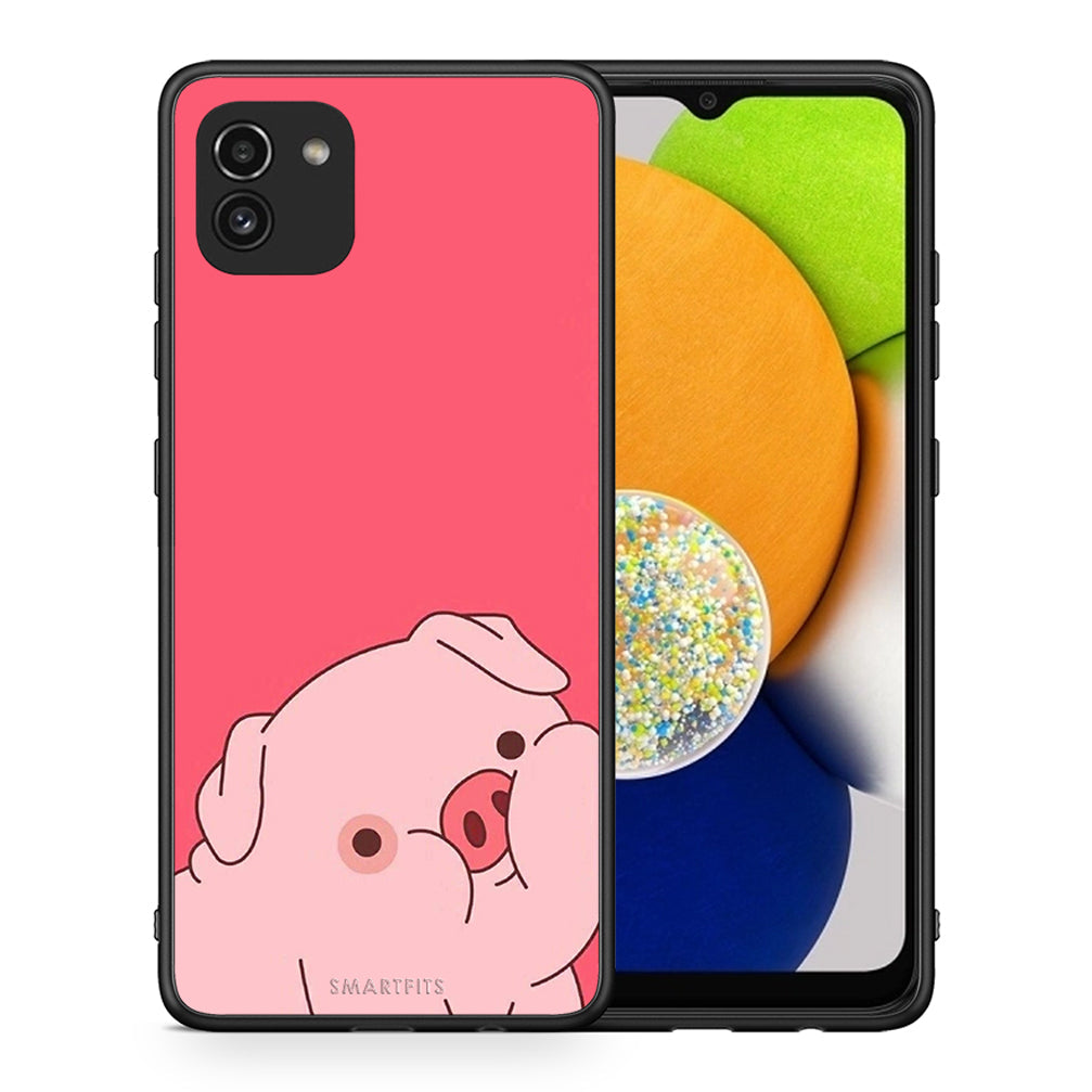 Pig Love 1 - Samsung Galaxy A03 case