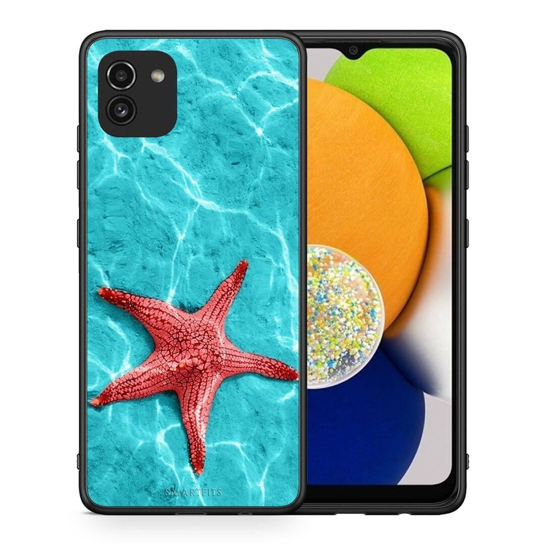 Red Starfish - Samsung Galaxy A03 case