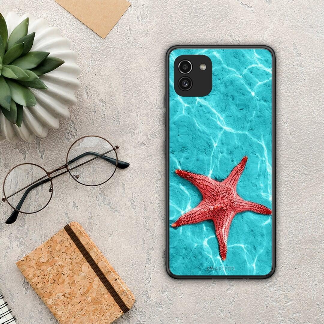 Red Starfish - Samsung Galaxy A03 case