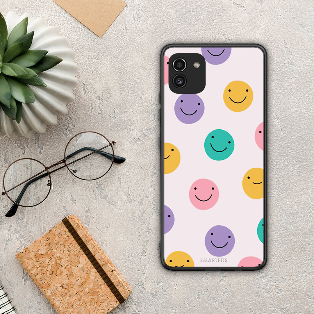 Smiley Faces - Samsung Galaxy A03 case