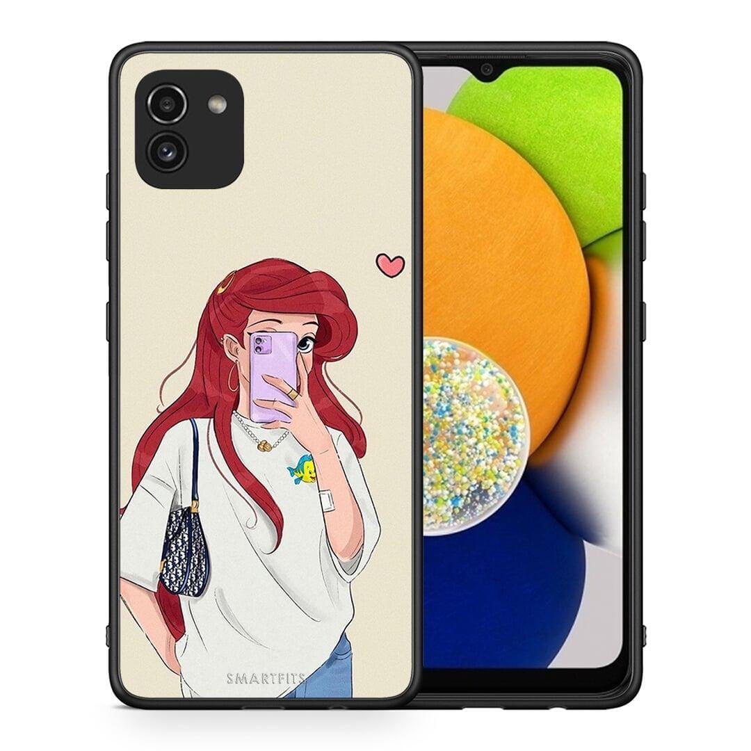 Walking Mermaid - Samsung Galaxy A03 case