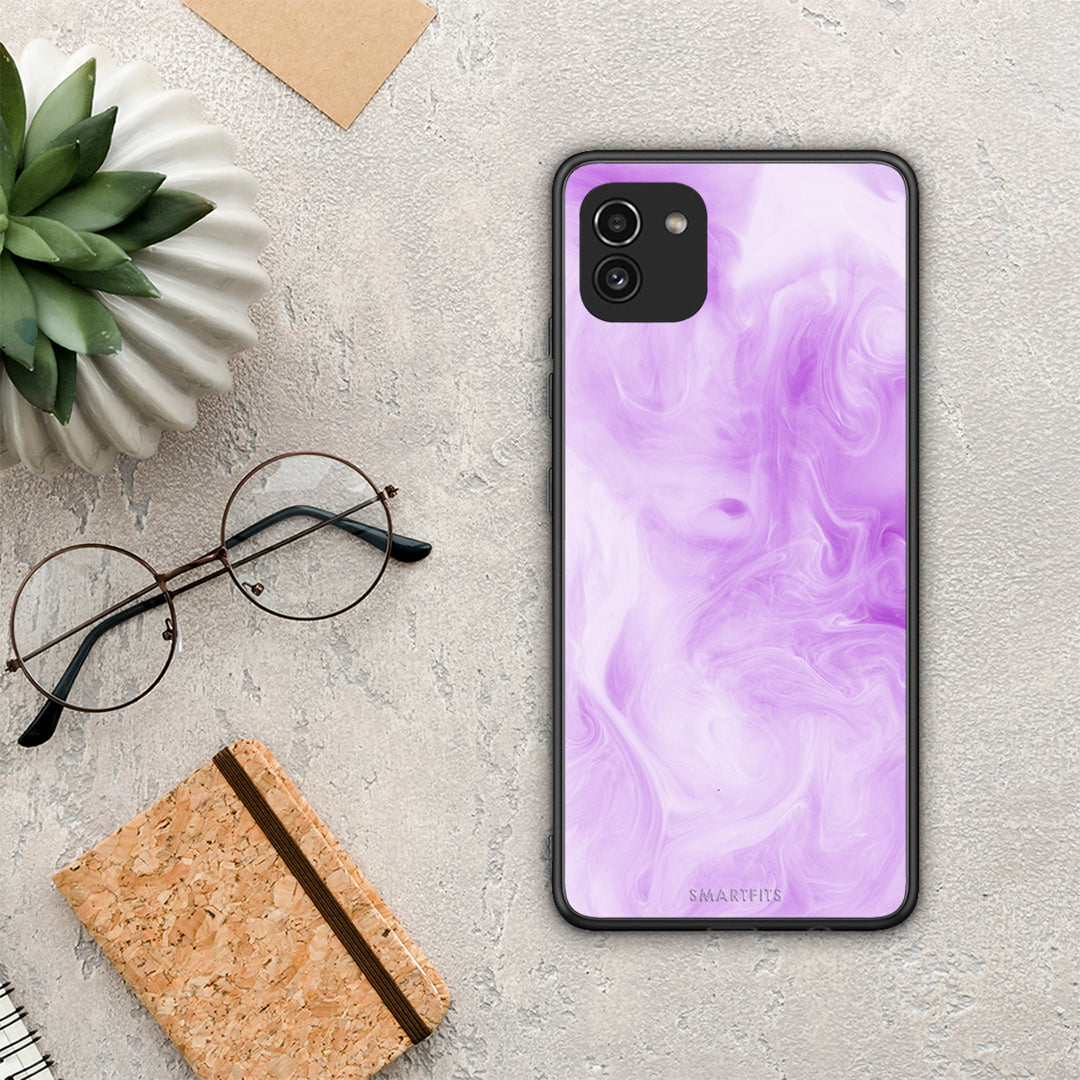 Watercolor Lavender - Samsung Galaxy A03 case