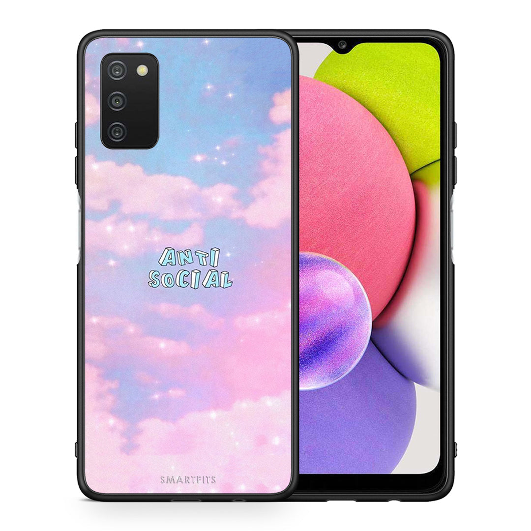 Anti Social - Samsung Galaxy A03S case