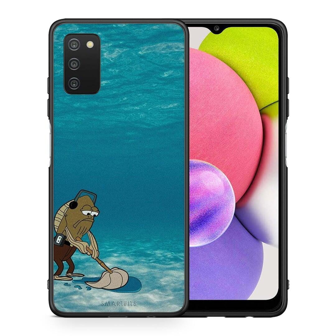 Clean the Ocean - Samsung Galaxy A03S case