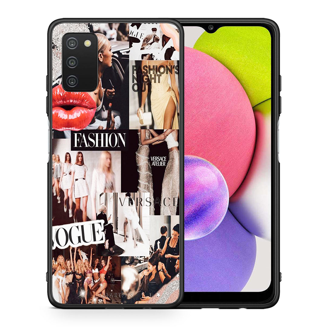 Collage Fashion - Samsung Galaxy A03S case