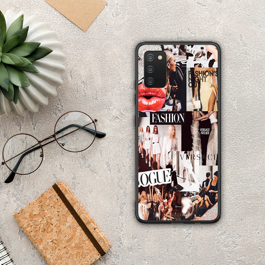 Collage Fashion - Samsung Galaxy A03S case