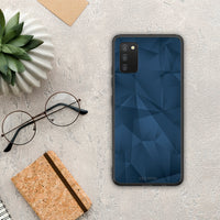 Thumbnail for Geometric Blue Abstract - Samsung Galaxy A03s case