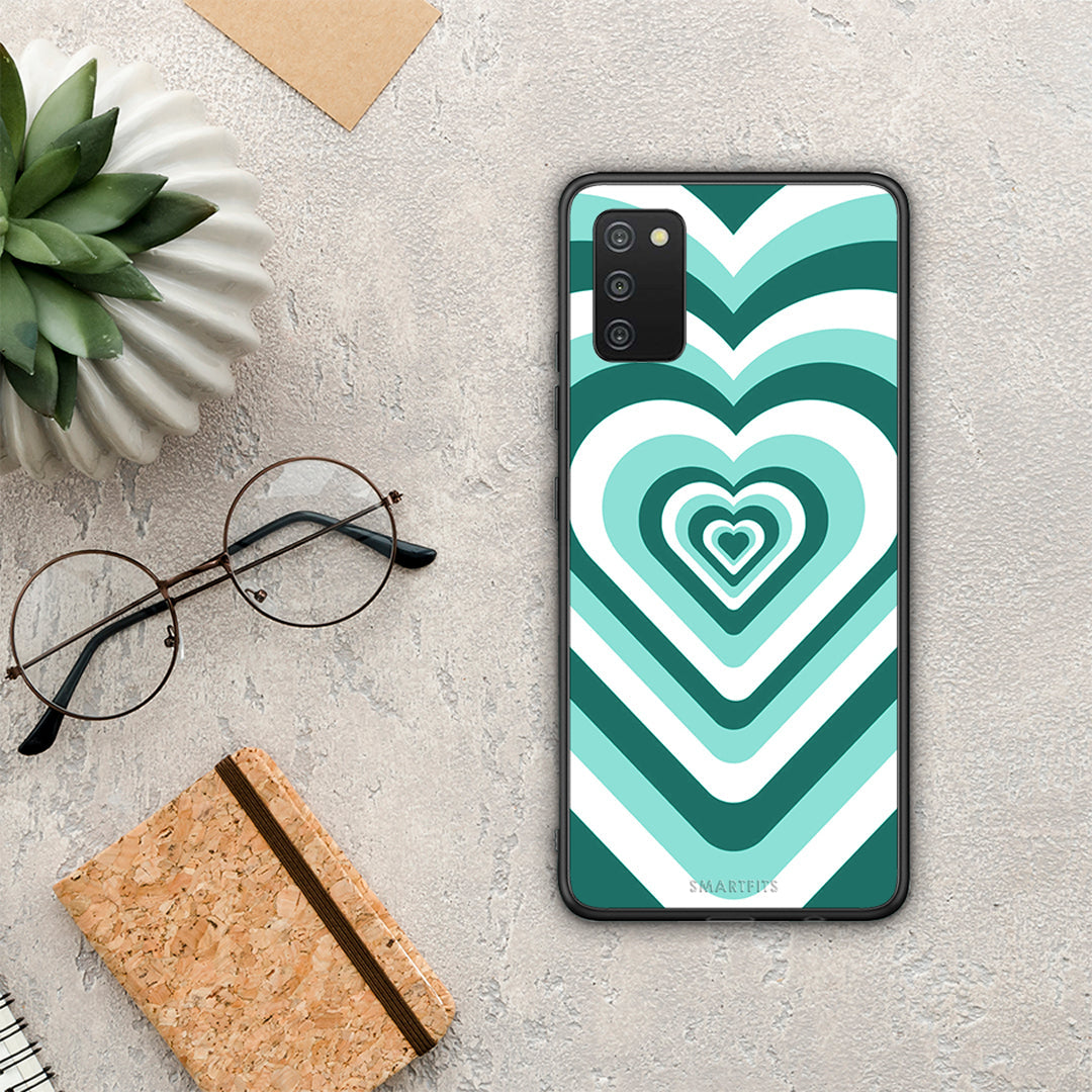 Green Hearts - Samsung Galaxy A03S case