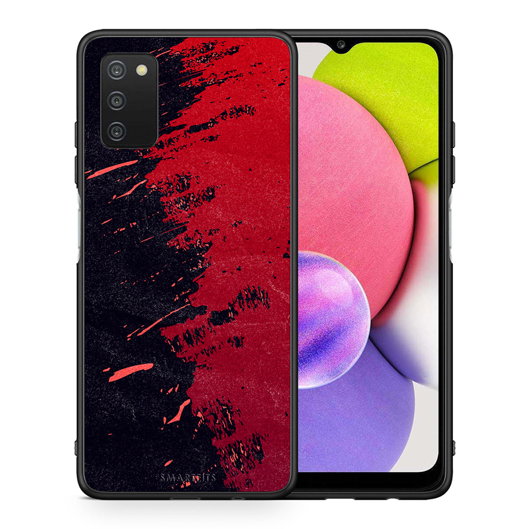 Red Paint - Samsung Galaxy A03s case