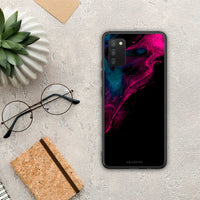 Thumbnail for Watercolor Pink Black - Samsung Galaxy A03s case
